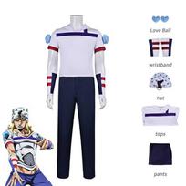 Jojo keisti nuotykiai Johnny Joestar Cosplay Kostiumas Anime Komiksų Konvencijos Renginiams S balta