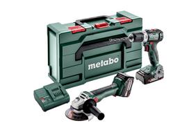 Įrankių komplektas Metabo Combo 18V 2.6.5; 18 V; 1x2,0 Ah; 1x4,0 Ah akum.