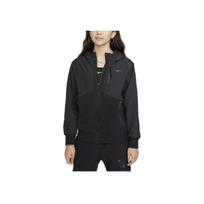 Nike Therma-FIT žieminė striukė Spalvų blokas Su gobtuvu Užsegama užtrauktuku Ilgomis rankovėmis Striukė Vaikams Juoda HF4208-010 S black