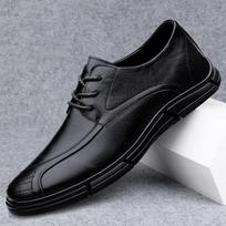 Fashion Men's Handmade Dress Shoes Fashion Men Business Casual Shoes Genuine Leather Male Oxford Shoes 2025 New Male Comfortable Flats 37