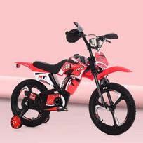 Patogus ir saugus vaikiškas balansinis dviratis - 12/14/16 colių imitacinis motociklo dviratis vaikų ankstyvam važiavimo mokymui 12 inches raudona