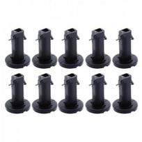10pcs Bumper Tow Hook Cover Towing Eye Clips LR012844 For Land Rover Discovery 4