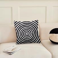 Fashio Swirl cushion cover Pillow Cover Decoration Room Home Sofa living Office Car Nordic Simplicity 12x12Inch