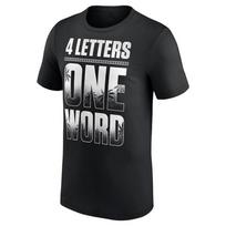 WWE Jey Uso Black  , 4 Letters One Word [Two Side] Size S-5XL Unisex T-Shirt S black