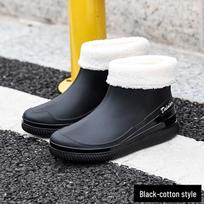Men's High-Top Lined Waterproof Work Rain Boots 39-44