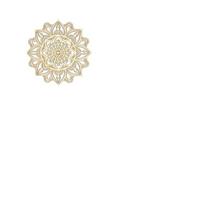 Gold Metal Wall Art Mandala Laser Cut Decor for Living Room Bedroom Office TY8050