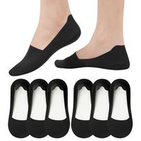 Womens Nylon Non Low Cut Liner Footies Thin Silk Socks For Flats Loafers Lightweight 6 Pairs One Size