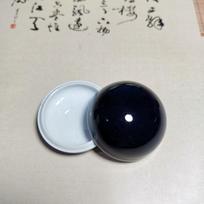 Ancient Style High-Grade Ceramic Seal Paste Jar for Calligraphy & Painting