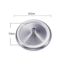 Dulkėms atsparūs nerūdijančio plieno puodelių dangteliai 8,5 / 9,3 / 10,2 cm sandarūs dangteliai Puodelio dangtis Metaliniai puodeliai 8.5cm