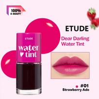 Etude Mielas Brangusis Vandens Atspalvis 01-07/09, Sultingas Blizgus Rezultatas, Nelipnus, Drėkinantis Lūpas, K-Beauty, Korėjietiška Kosmetika 04 Red grapefruit multi
