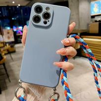 Crossbody Lanyard Case for Xiaomi Mi 14T 15T Mi14T M14T 13T Redmi 15C 15 14C 13C 12C Shockproof Soft Silicone Braid Strap Cover Mi 15T&Case and Strap
