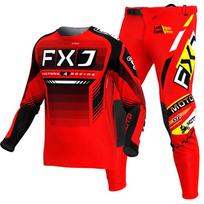 motokroso pavarų komplektas vaikams 4 5 6 7 8 9 10 11 12 13 metų Jaunimas vaikas Motociklas berniukas Mergaitė Jersey Pant Kits lenktyninis kostiumas Visureigis Enduro MX MTB XXL-28 black
