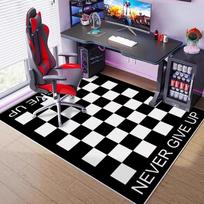 VIKAMA Gaming Room Fashion Brand Carpet Room Decoration Gaming Chair Study Computer Chair Soundproof Carpet Home Decoration Rug 80cm x 120cm