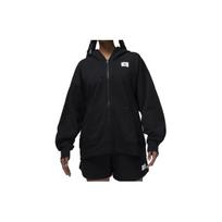 (WMNS) Air Jordan Flight Full Zip Hoody 'Black' Women's DV1394-010 M