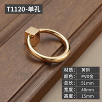 Single Hole Annular Drawer Pulls Wardrobe TV Cabinet Entryway Cabinet Nightstand Handle Furniture Hardware