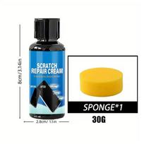 Phone Screen Scratch Remover with Sponge Quick Repair Solution Long Lasting Polishing Paste Multi-purpose Scratch Remover Care 30g