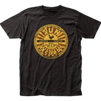 Sun Records Full Circle t-shirt, Men's black music tee, New vintage label shirt XXL