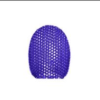 Silica gel  Honeycomb Exfoliating Shower Finger Caps Body Scrub Cleansing Bath Mitt Breathable Odorless Skin Care Multi-Color violetinė