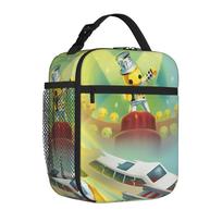 Insulated Lunch Tote Bag Wobbly Life Sandbox Game Trendy Cartoon Funny Thermal Cooler Lunch Container Portable For School One Size