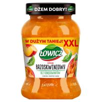 Łowicz XXL Peach Jam with Reduced Sugar Content 450 g