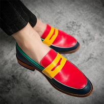 Classic Lefu Shoes Round Toe Lightweight Outdoor Driving Shoes Business Office Men's Shoes Color Size 38-48 38