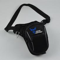Waterproof Reflective Motorcycle Leg Waist Bag Men's Shoulder Bag With Extended Belt For Travel And Outdoor Activities mėlyna