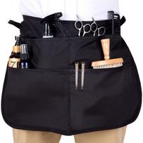 New 5 Pockets Barber Half Apron Bleach-proof Hipster Salon Belt Hair Stylist Waist Bag Pet Grooming Men Hair Cutting Pouch