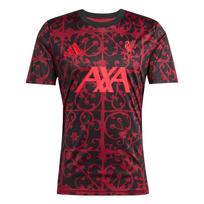 Adidas Aeroready Liverpool FC 25/26 Season Player Edition Moisture-Wicking Crew Neck Short Sleeve Football Shirt Men tops JV9013 L brown