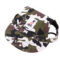 Dog Hat With Ear Holes Summer Canvas Baseball Cap For Small Pet Dog Outdoor M