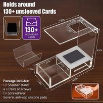 New Sale Acrylic MTG Card Scanner Stand Trading Card Game Scanning Aid Mobile Phone Holder Party Supplies Card Storage Box
