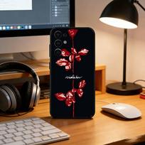 D-Depeche Mode Phone Case For Samsung S25,S24,S21,S22,S23,S30,Ultra,S20,Plus,Fe,Soft Silicone Black Cover Samsung S24ULTRA
