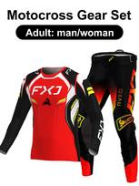 motocross gear set Enduro cross Jersey Pant Kits Racer Gear Set Off-road Mens Kits Women's mountain Downhill Motorcycle MX L-34