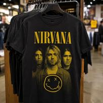 NIRVANA Heavyweight T-Shirt 220GSM | Men’s Women’s Premium 100% Cotton L brown