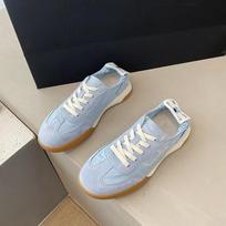 German Training Shoes Tide Ballet Series spring autumn White Soft Sole Breathable Forrest Gump Shoes Women Sports Leisure Canvas 39
