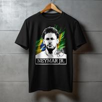 Neymar Brazil T-shirt, Football Legend Graphic Tee, Soccer Fan Apparel World Cup 2026 Soccer Fan Gift 4XL