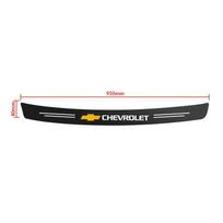 Anglies pluošto automobilio stiliaus durų bagažinės slenksčio apsauginė lipdukas Chevrolet Cruze Captiva Sail Corsa Aveo automobiliui