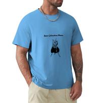 Chihuahua Mama Cute Unicorn T-Shirt Aesthetic Clothes Cotton Graphic Tees Shirts Graphic Mens Clothing S