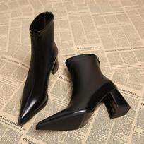 Fashion 2025 New Women Trend Ankle Boots High Heels Short Designer Shoes Women Comfortable Autumn Elegant Outdoor Boots Zapatos De Mujer 35