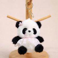 Mielas Panda Pasakos Lėlės Pakabukas Raktų Pakabukas Maža Lėlė Pliušinis Žaislas Mergaičių Rankinės Pakabukas Lėlė Approx. 12cm/72g white