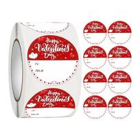 500Pcs Valentines Day Sealing Sticker 50mm Writable Round Seal Sticker Adhesive Wrapping Label for Envelope Card 1