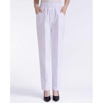 Middle-aged Elderly Women’s Summer Pants High Waisted Loose Casual Thin Stretch Fabric Comfortable Daily Wear Trousers XXXXXL