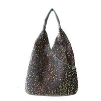 Large capacity sequined tote bag women's 2026 spring new sense casual shoulder armpit bag 32*8*25