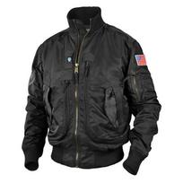 Spring and Autumn Four Seasons Air Force Pilot Single Jacket Men's Baseball Uniform Short Tactical Stand-Up Jacket M