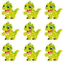 Push Bubble Dinosaur Keychain Stress Relief Silicone Bubble Popping Dino Toy with Ball Chain Bag Backpack Purse Charm Classroom Prizes