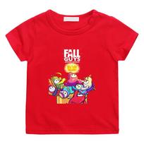 Game Fall Guys 2-12 Years Kids Pure Cotton T-shirt Boys Girls Cute Cartoon Print Short Sleeve O Neck Casual Summer Children Tops 100