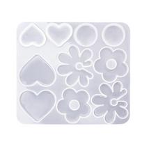 3D Irregular Silicone Molds Epoxy Casting Resin Mold DIY Resin Necklace Earring Keychain Pendant Mold DIY Jewelry Tools