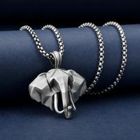 Fashionable Elephant Head Necklace 60CM(Necklace Long)