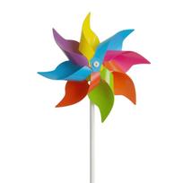 Outdoor Garden Pinwheel Wind Spinner for Yard Lawn Patio Decoration with Durable Plastic Blades and Sturdy Pole for Wind Rotation Display One Size