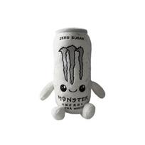 Zero Sugar White Monster Energy Drink Can Plush Toy Simulation Beverage Can Stuffed Doll Soft Figure Home Decor Gift for Friends Sofa Bedroom Ornament 23CM