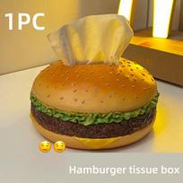 Hamburg tissue box creative retro living room paper box home fun decoration ornament 1pc